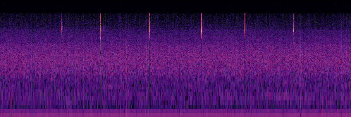 Spectrogram: Arctic Ground Squirrel Call With Reverberation